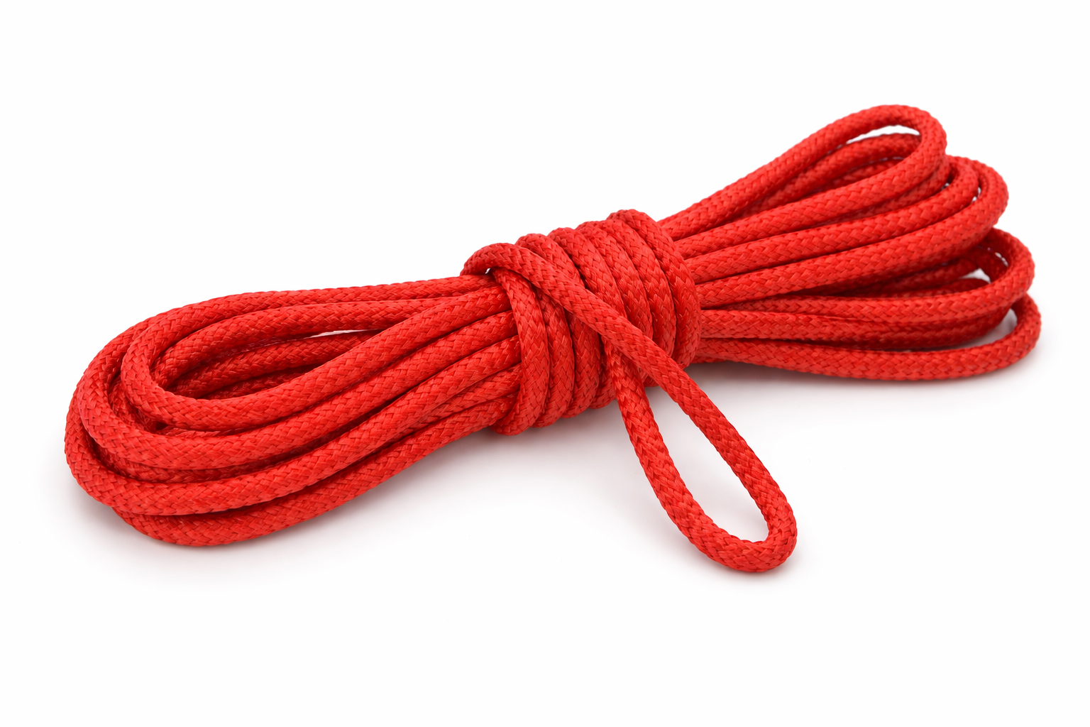 geflochtenes Polypropylen-Seil, 3 mm, rot