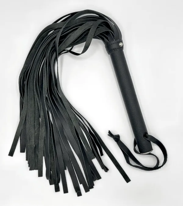 Flogger aus Leder von oben