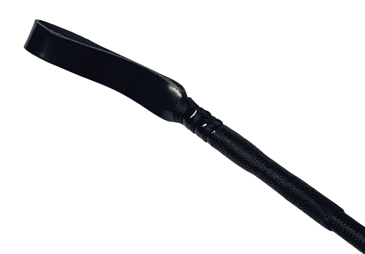 Detailansicht Gerte mit Echtleder-Klatsche